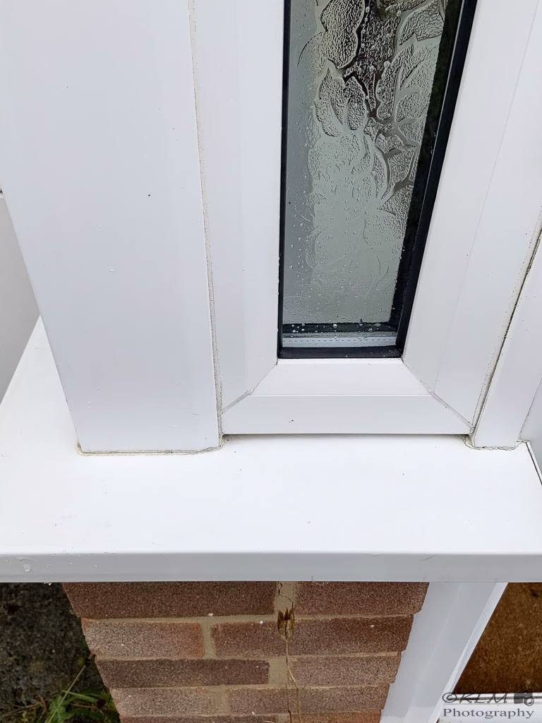 Spotless window frame and sill after cleaning, Tunbridge Wells